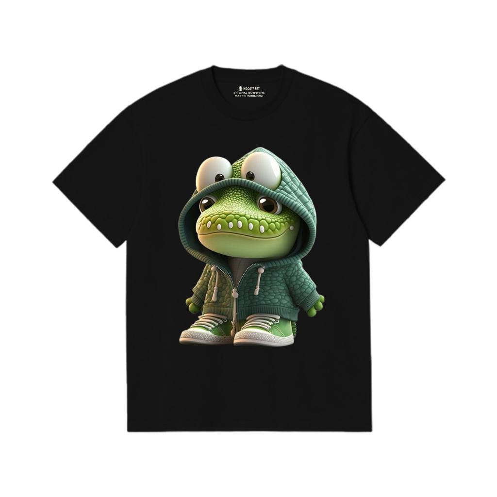 Ry Lifestyle T-Shirt Kaos Pendek Crocodile Style Premium Quality Unisex
