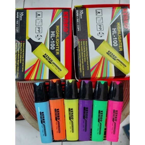 

BOX ISI 1 HIGHLIGHTER KENKO HL1 BERKUALITAS KENKO HL 1 MURAH KODE X1V5