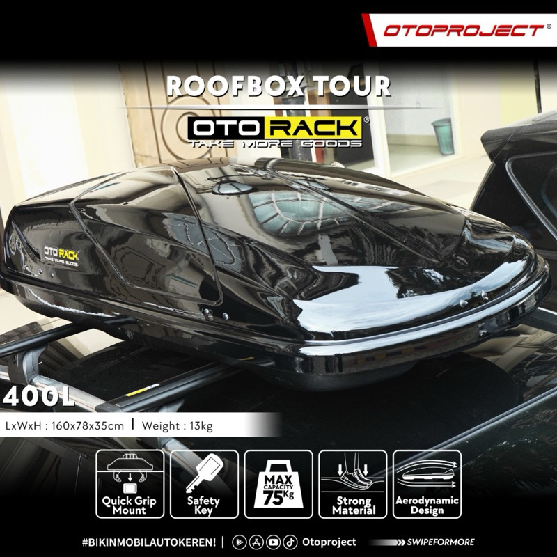 OTORACK ROOFBOX TOUR OTORACK 400L