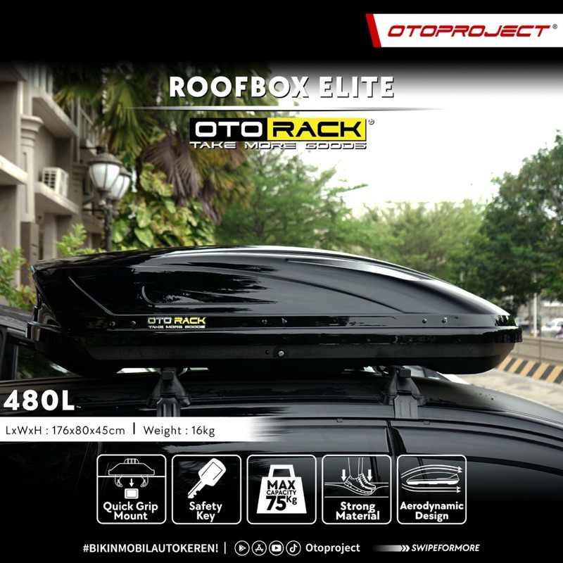OTORACK ROOFBOX ELITE OTORACK 480L