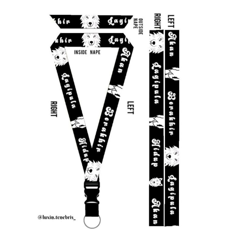 

Tali Lanyard "Lagipula Hidup Akan Berakhir