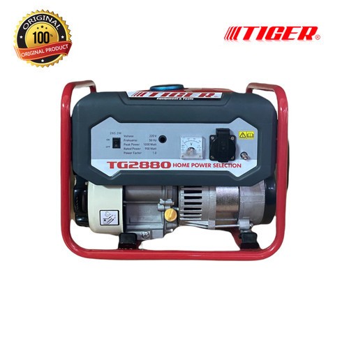 Mesin Genset Listrik Generator Bensin - Tiger TG 2880 1000 WATT 4 TAK