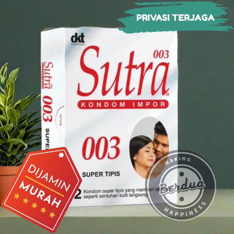 SUTRA 003 KONDOM TIPIS ISI 2 KONDOM SUTRA