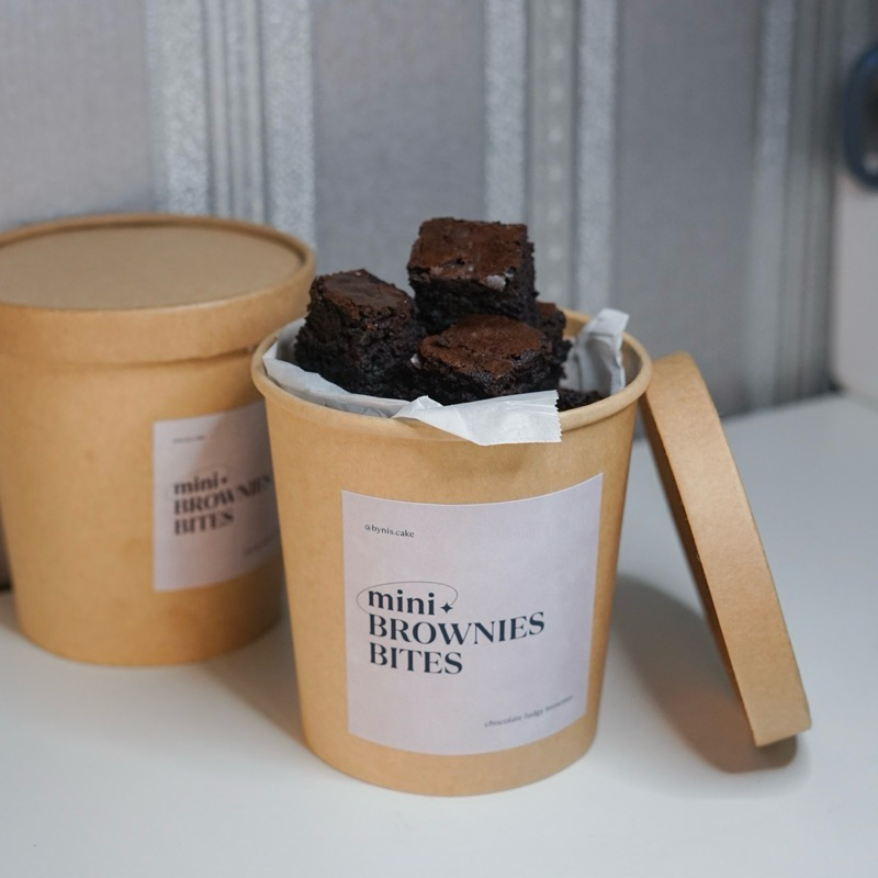 

BROWNIES BITES 26oz | bynis.cake | ONLY INSTANT