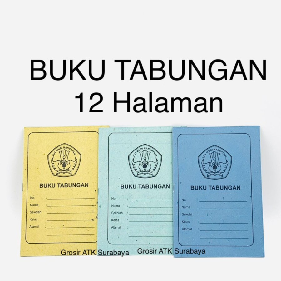 

BUKU TABUNGAN Anak Sekolah Keuangan Kecil Bagus Murah