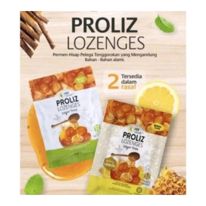 

PROLIZ LOZENGES LEMON EXP 2026