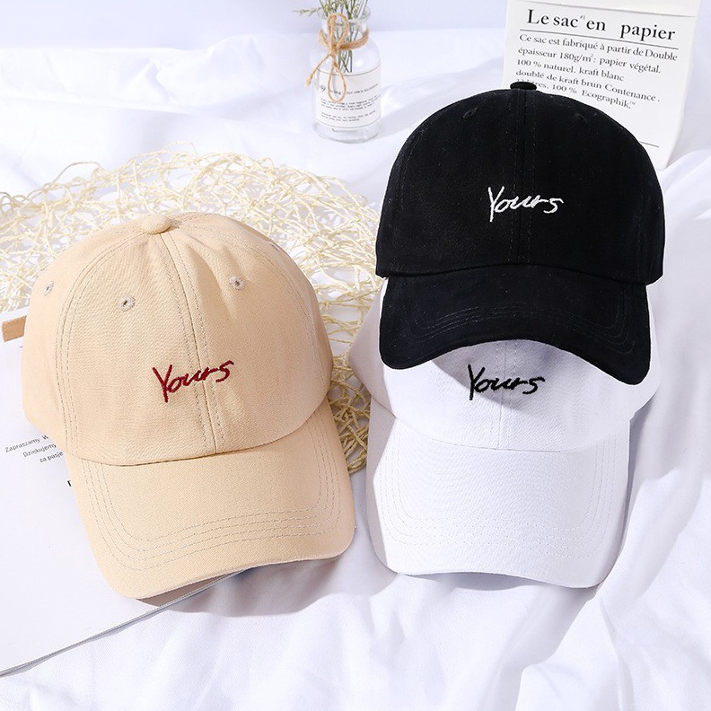 PROMO BESAR ARF Topi Yours BaseBall Pria Dewasa Casual Murah Topi Wanita Korea Cowok Cewek Topi Pria