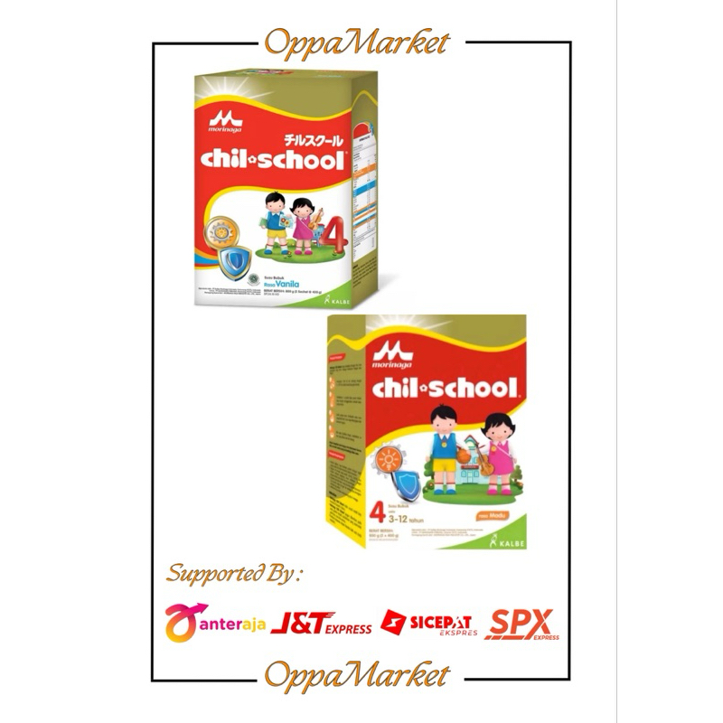 

CHIL-SCHOOL 4 MORINAGA RASA VANILLA DAN MADU 780GR