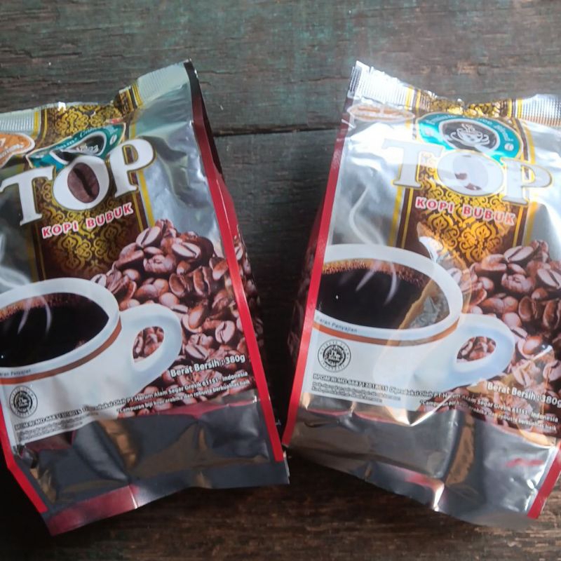 

Top kopi Bubuk kemasan 380g.gratis 1 gelas cantik