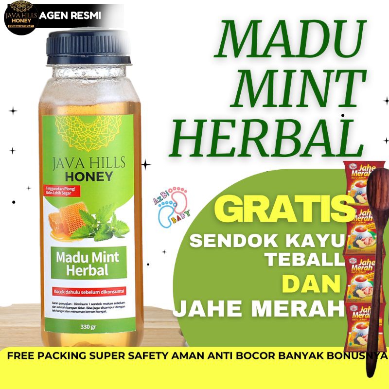 

(BISA COD) ASLI MADU MINT HERBAL ASMA BATUK FLU PILEK GANGGUAN PERNAFASAN ASMA BRONKITIS SINUS POLIP SAKIT GIGI ISI 330GR JAVAHILLS HONEY