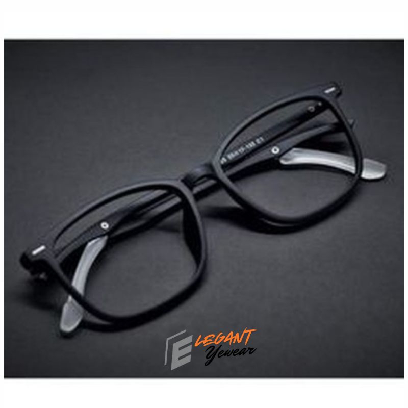 promo Kacamata sporty kacamata fashion pria wanita saleframe ab8025 earlock kacamata plus/minus lens