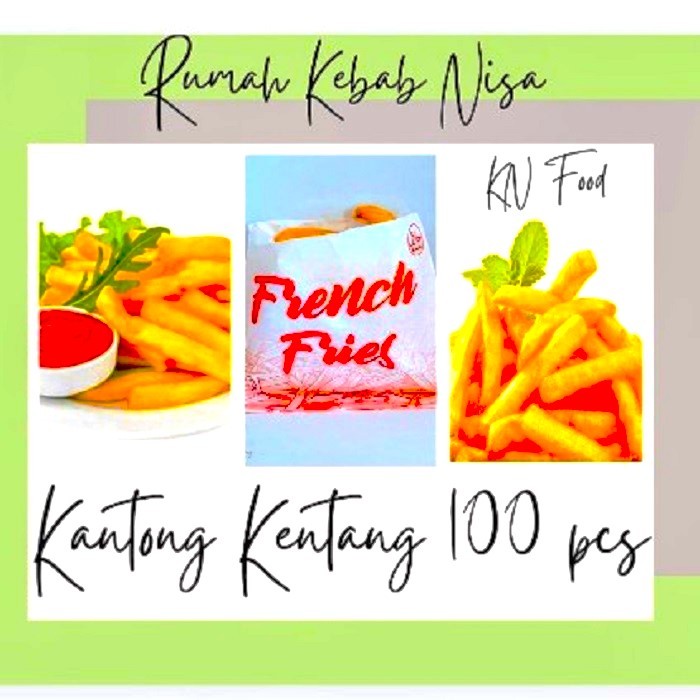 Kantong french Fries - Kantong Kentang -  Box French Fries