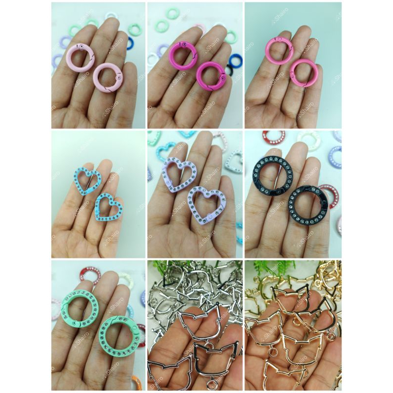 Kaitan Warna / Ring Buka Tutup /  Kaitan Aksesoris / Ring Accessories