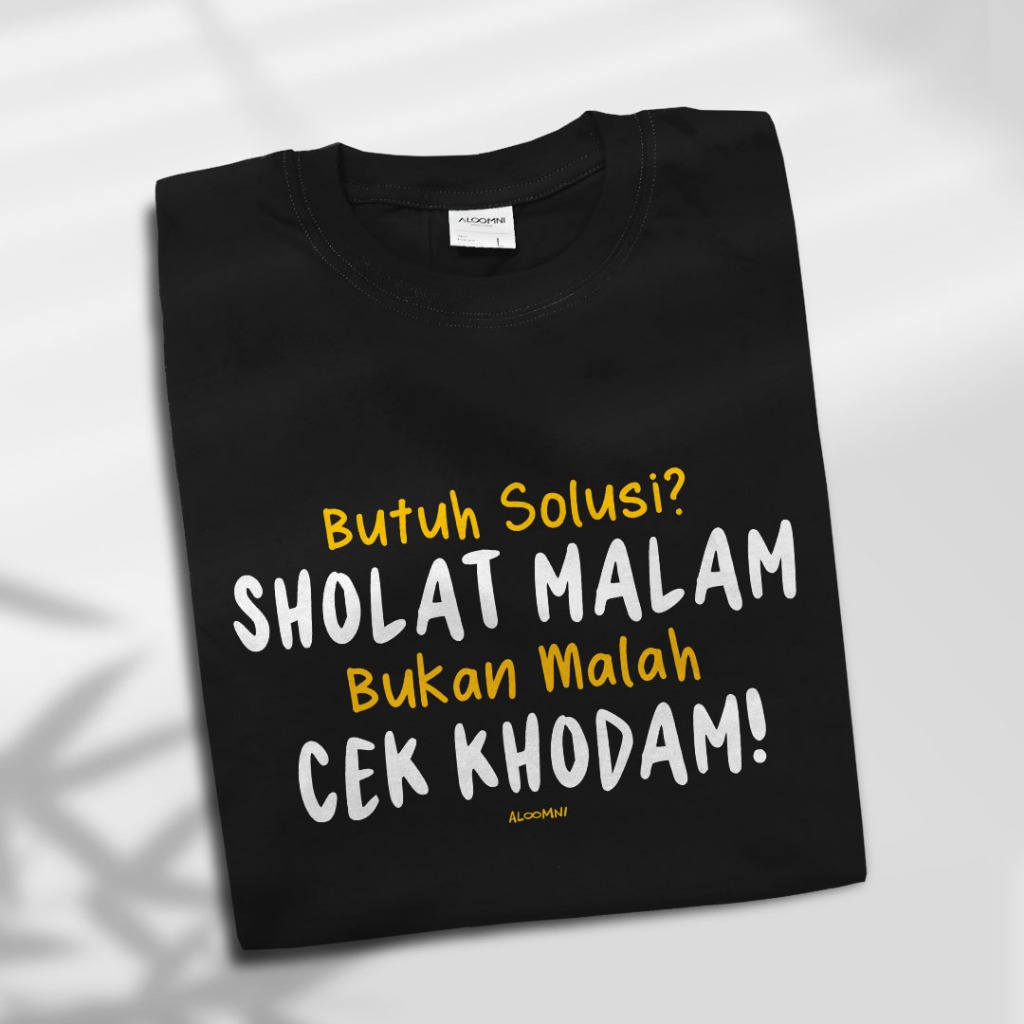 Aloomni Kaos Cek KH0DAM Combed 24s