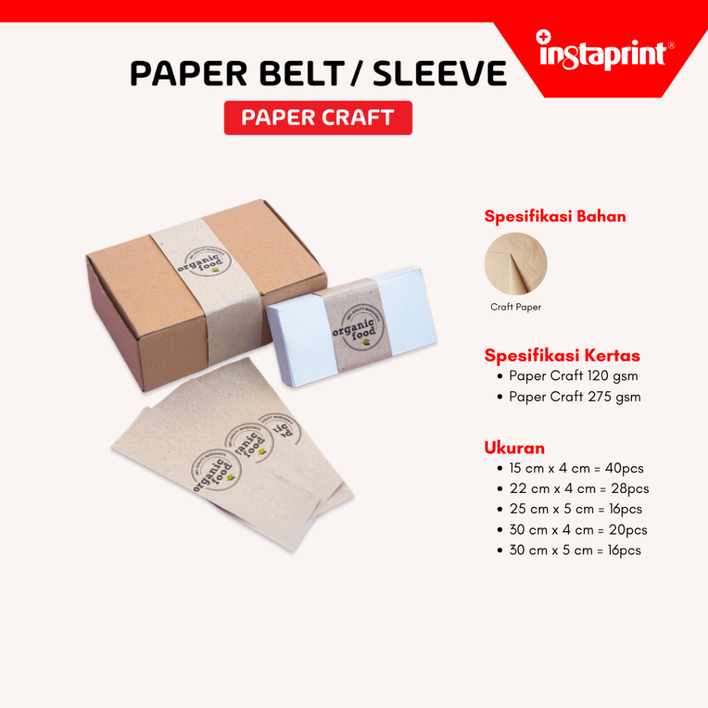 

Paper Belt Craft/ Paper Sleeve / Label Segel Box / Packaging Sleeve / Paperbelt Craft
