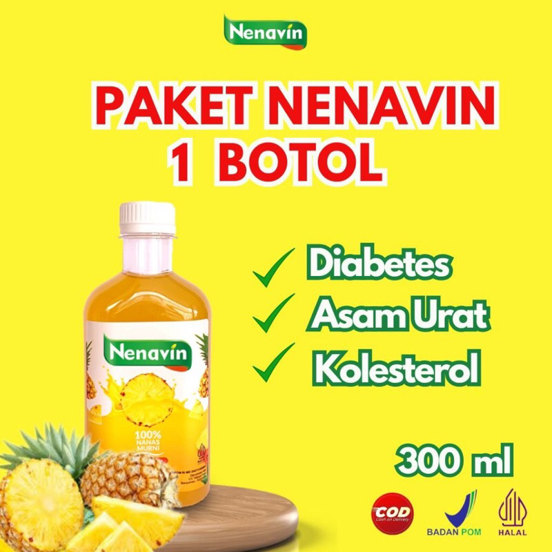 

[NEW SEALED] NENAVIN Cuka Nanas 300 ml