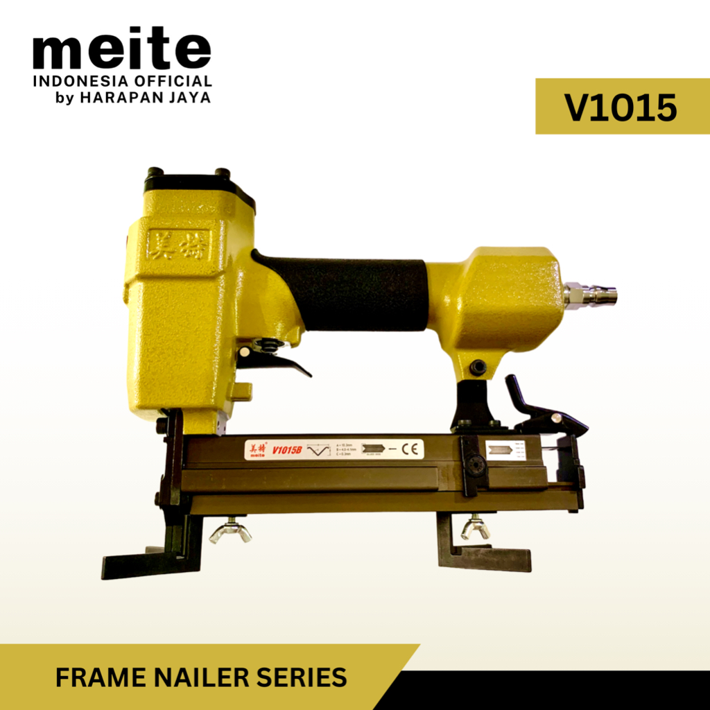 Meite V1015 Mesin Paku Tembak V Nailer Sudut Bingkai Figura Frame V