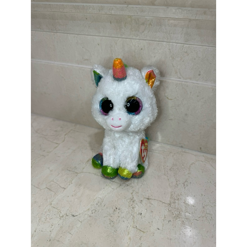 Unicorn Beanie Boos TY Doll Plushies Boneka
