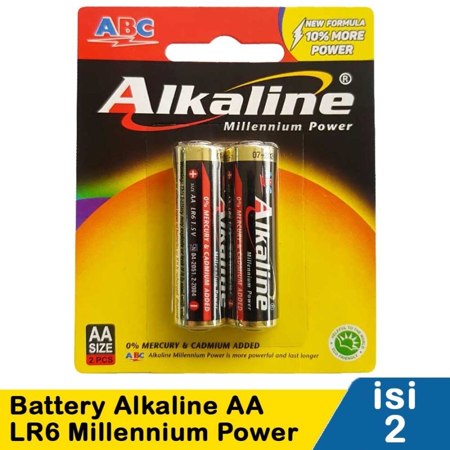 Baterai ABC Alkaline AA (2bh)