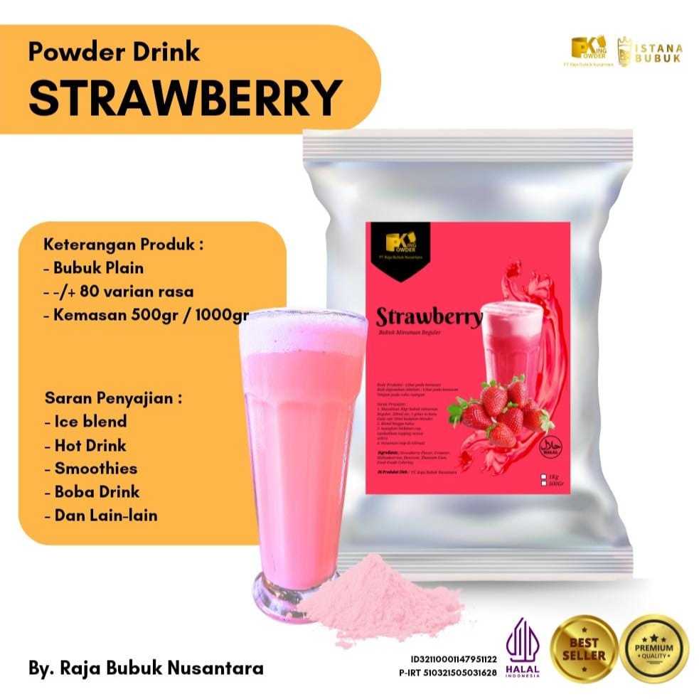 

Bubuk Minuman Strawberry Bubuk Minuman Starwberi Powder Drink Strawberry