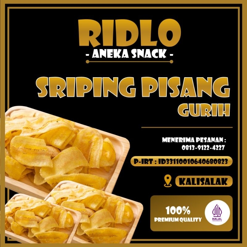 

sriping pisang/pisang kepok/original/bungkusan kecil (-+95g)