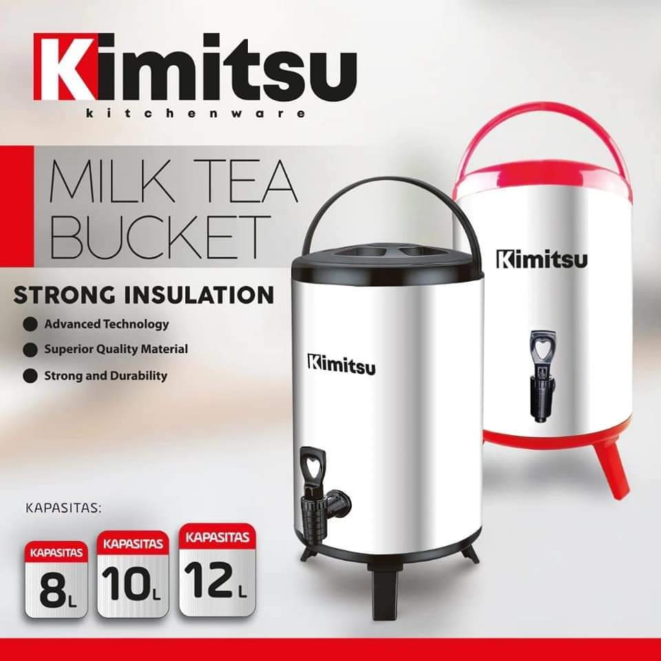 Milk Tea Bucket 10 Liter/Dispenser Air Minum 10 liter-Termos 10 Liter