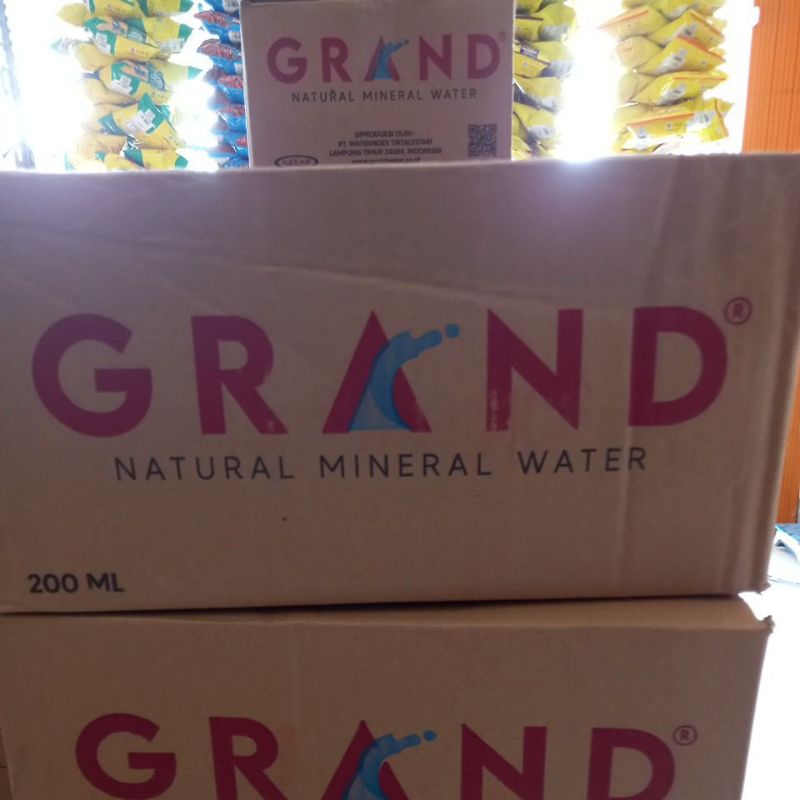 

Air Minum Gelas GRAND 200 ml | Air Minum Gelas Segar