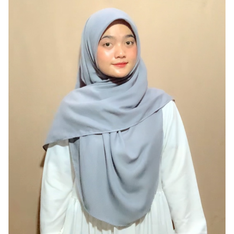 Araa Oval Hijab Malay Voal Superfine 125 x125 Syari