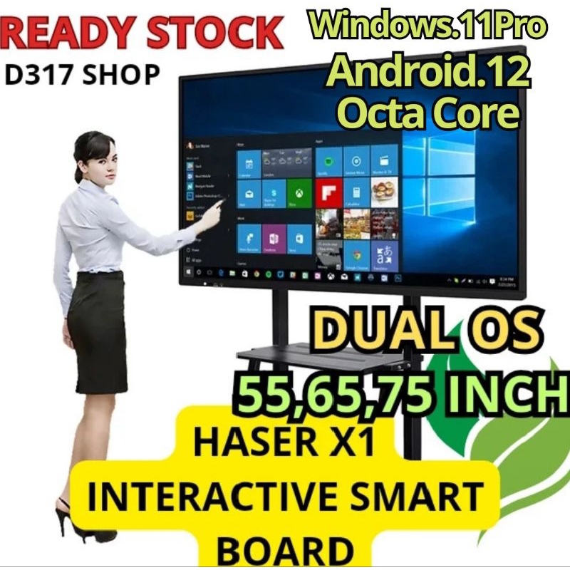 Mitsuyama_ Interactive Flat Panel Touchscreen Smart Board Haser 55/65/75 Inch