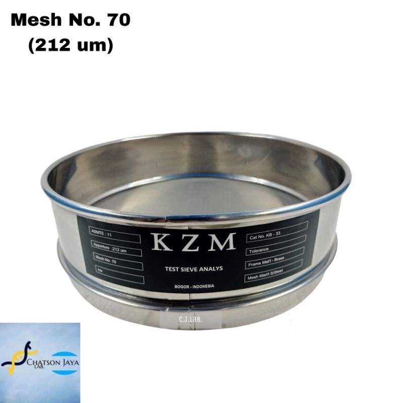 Sieve Ayakan Stainless Mesh 70 Test Mesh 70 (212 um) Diameter 20 cm