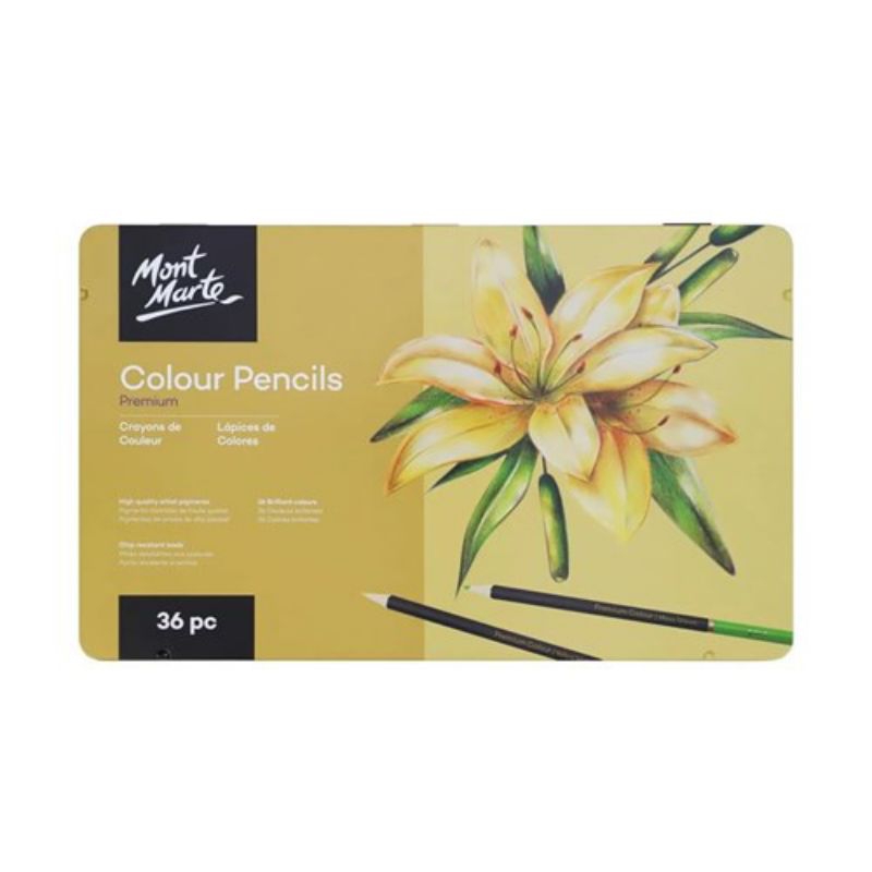 

(IAS) Mont Marte Colour Pencils Premium 36pc / Pensil Warna Anak