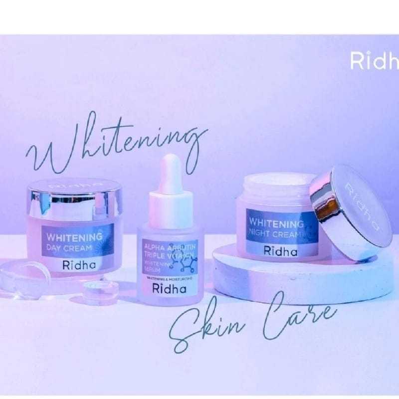 RIDHA whitening series night cream/ day cream / whitening serum