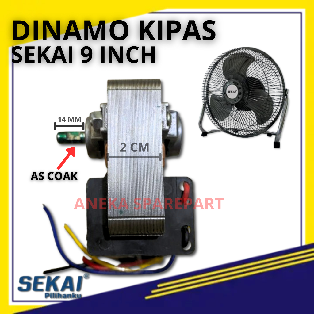 DINAMO KIPAS ANGIN SEKAI HFN-950 & HFN-1050 ORIGINAL