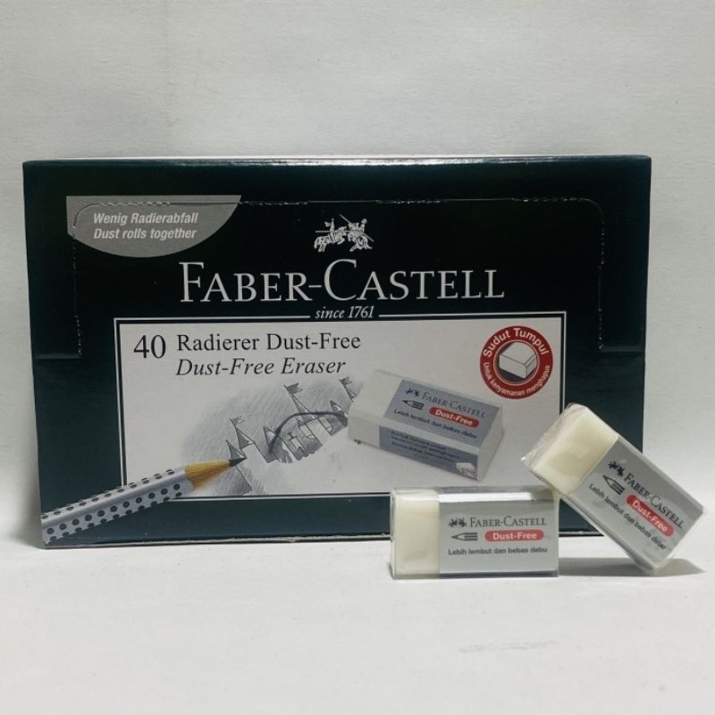 

Faber Castell Eraser Penghapus Pensil Hitam & Putih