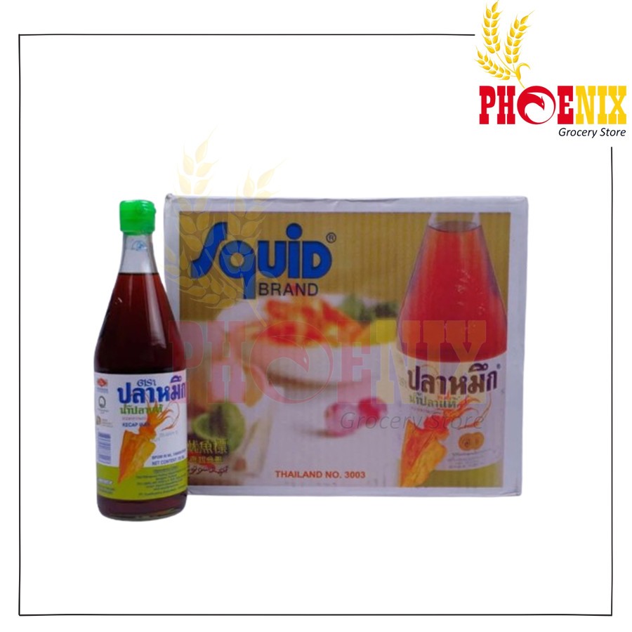 

Kecap ikan squid brand i dus isi 12 botol @725 ml