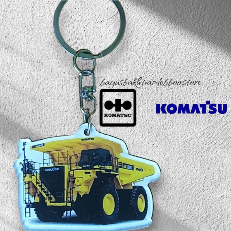 Gantungan Kunci KOMATSU Akrilik HD 1500
