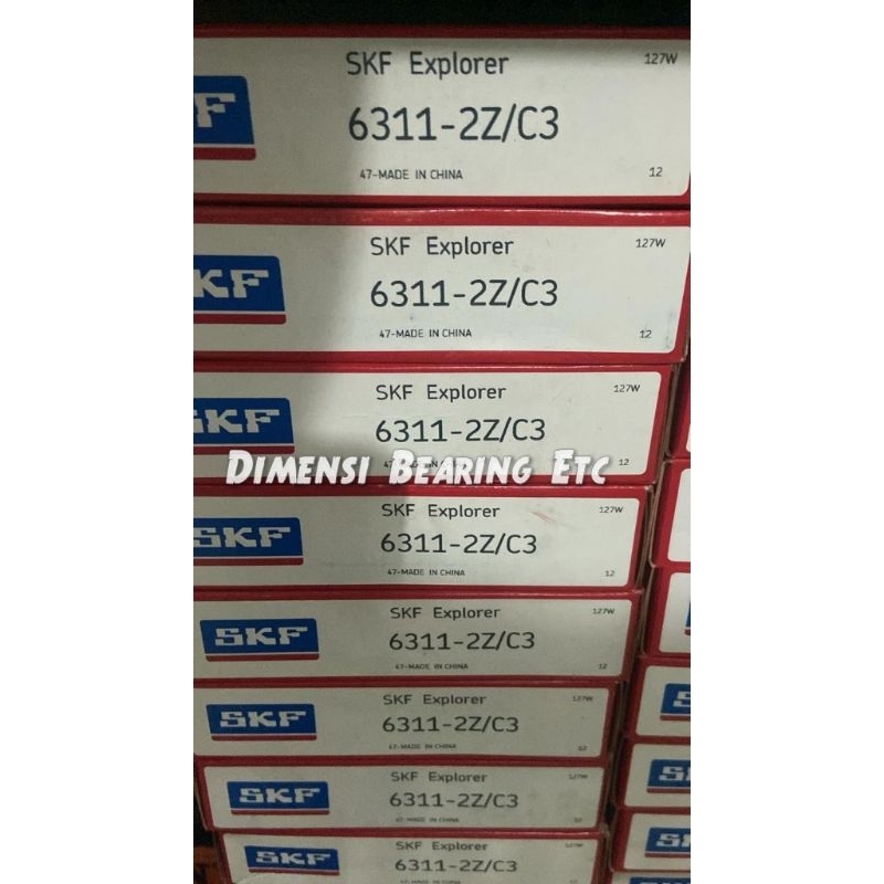 BALL BEARING 6311 ZZ C3 SKF / 6311 2Z C3 SKF