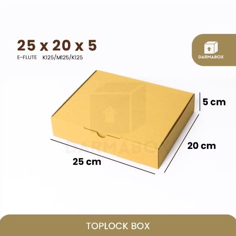 

Box 25x20x5 Packaging Kaos/Cookies/Kotak Kado/Hampers/Kardus/Box