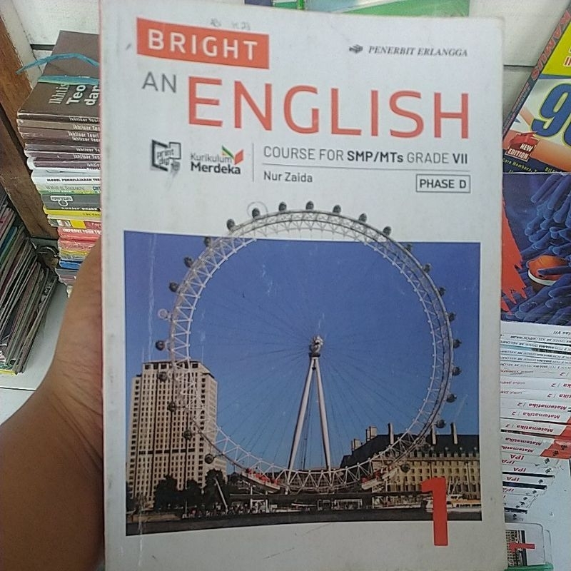 

Buku Bright An English 7 SMP VII Erlangga Kurikulum Merdeka Kurmer