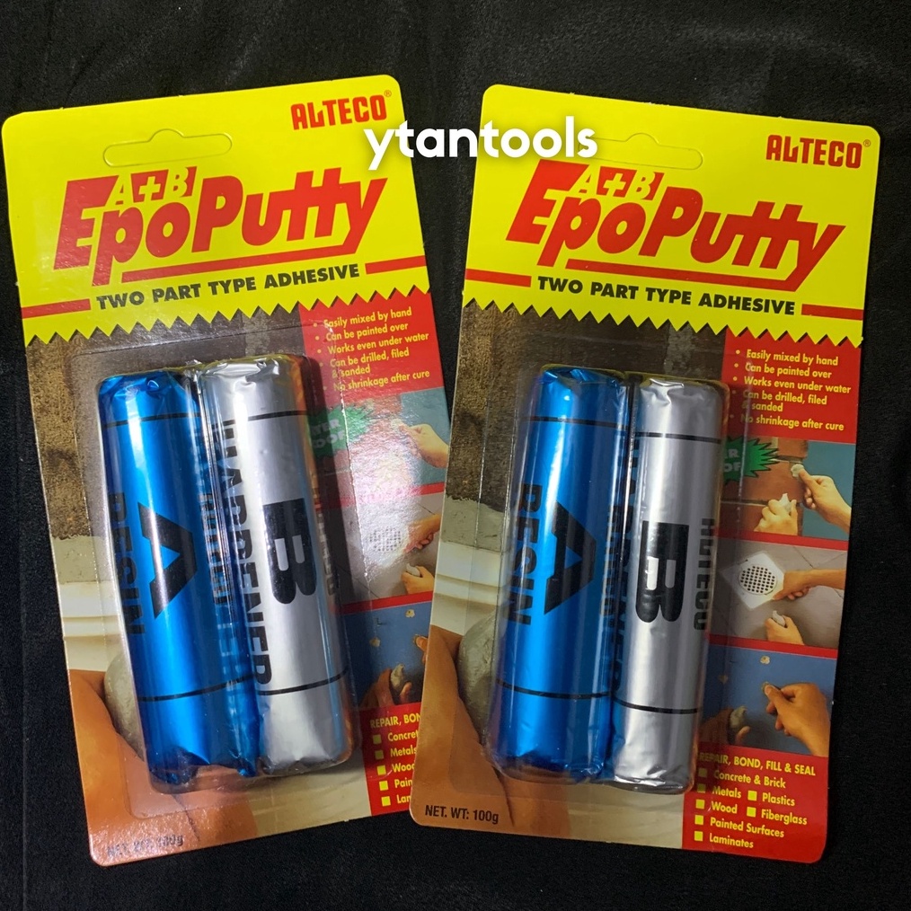 

KODE N5G5 Lem Epo Putty ALTECO Lem Porting Tahan Panas Epo Putty Lem Serbaguna 1 Gram