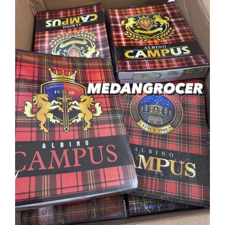 

KODE C5L6 Buku tulis panjang boxi ALBINO isi 42 lembar 1 pak 1 buku
