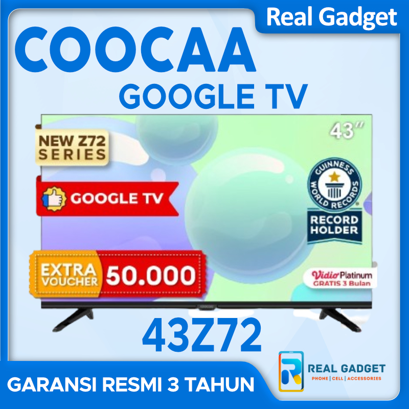 Google TV - Android TV COOCAA 43 inch Smart TV - Digital TV COOCAA 43Z72