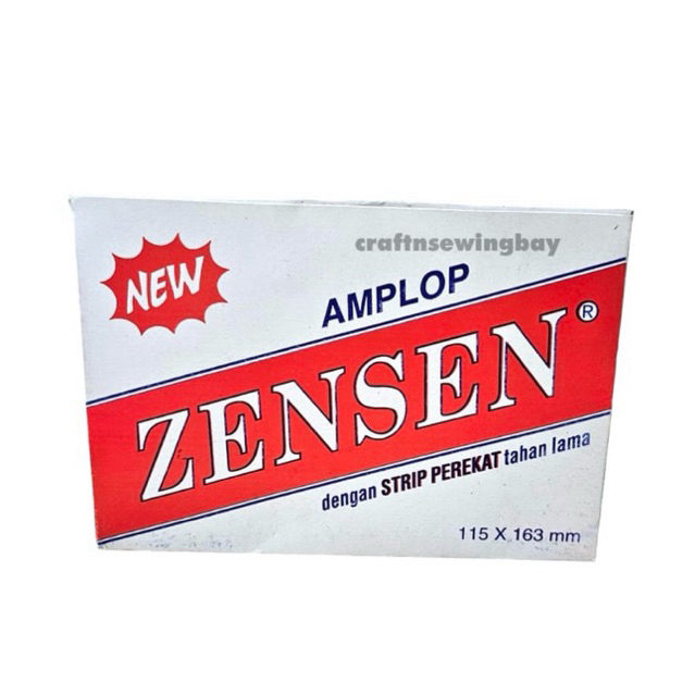 

AMPLOP PUTIH ZENSEN isi 100pcs