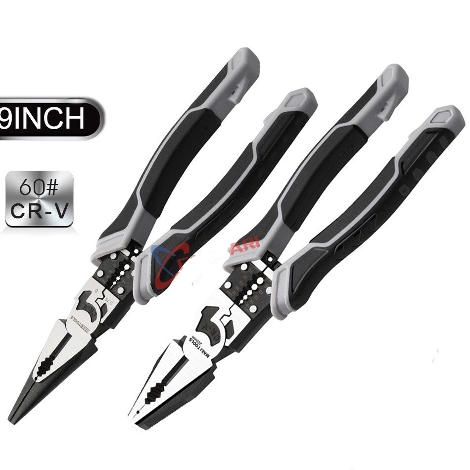 

KODE R9M9 Penggunting Besar 9 Inci Hidung Jarum Penggunting Wire Cutter Berfungsi Berbagai Macam Penggunting Industri Penggunting Ringan untuk Tangan Set Alat Listrik