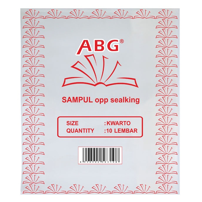 

Sampul Plastik Buku - ABG OPP Sealking Super POP1 (10 lembar)