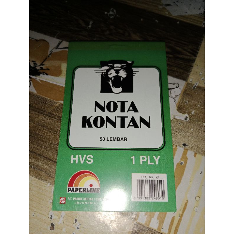 

Buku Nota Penjualan Kertas HVS