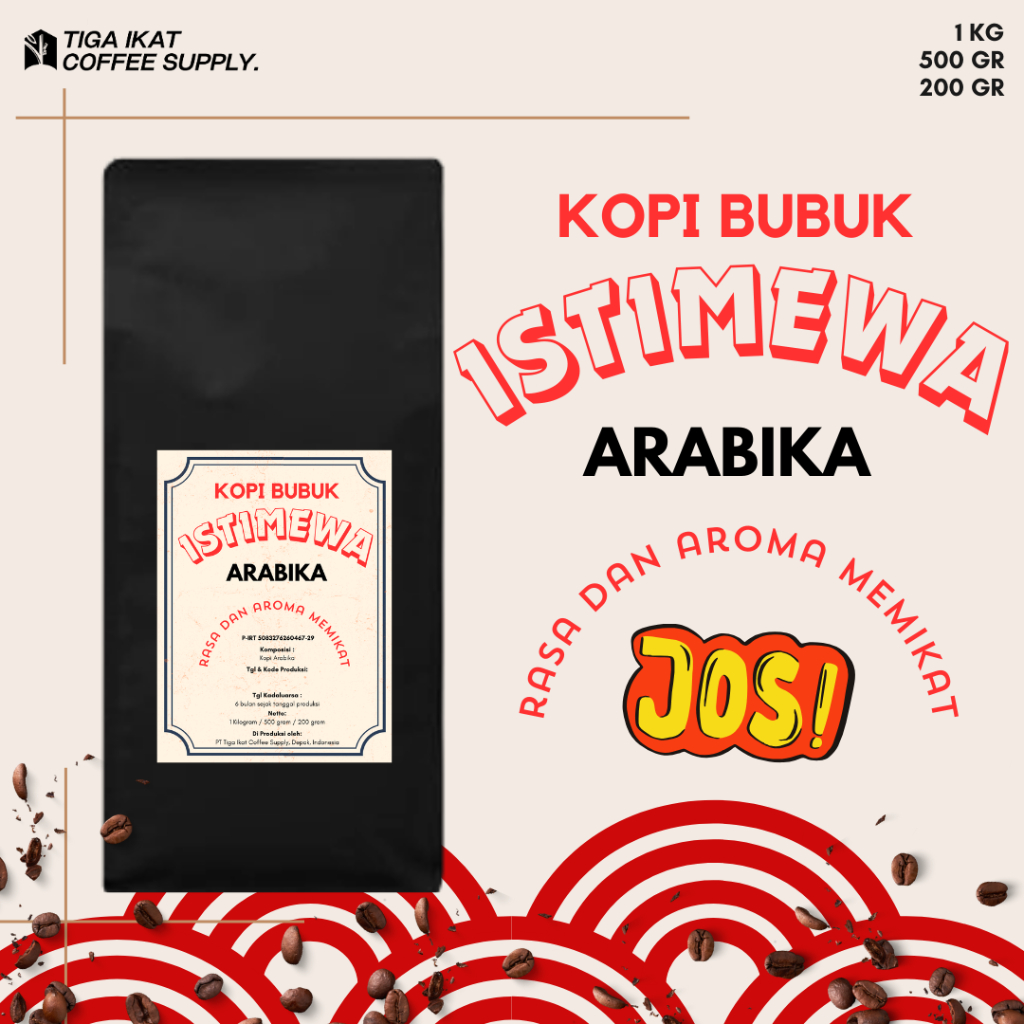 

Kopi Bubuk Istimewa Arabika 1 Kilogram / 500 Gram / 100 Gram