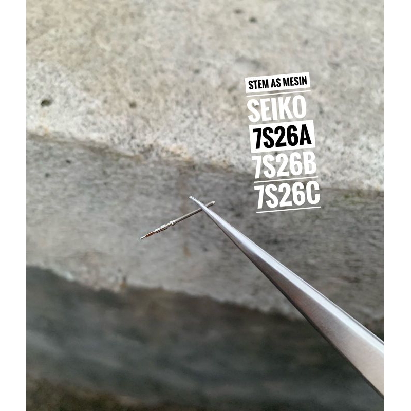 Stem as mesin jam tangan seiko caliber 7s26A 7s26B 7s26C