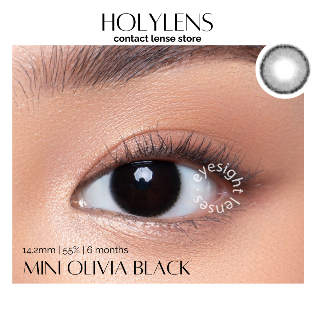 Softlens Mini Olivia Black / Softlens Kitty Kawaii - Holylens