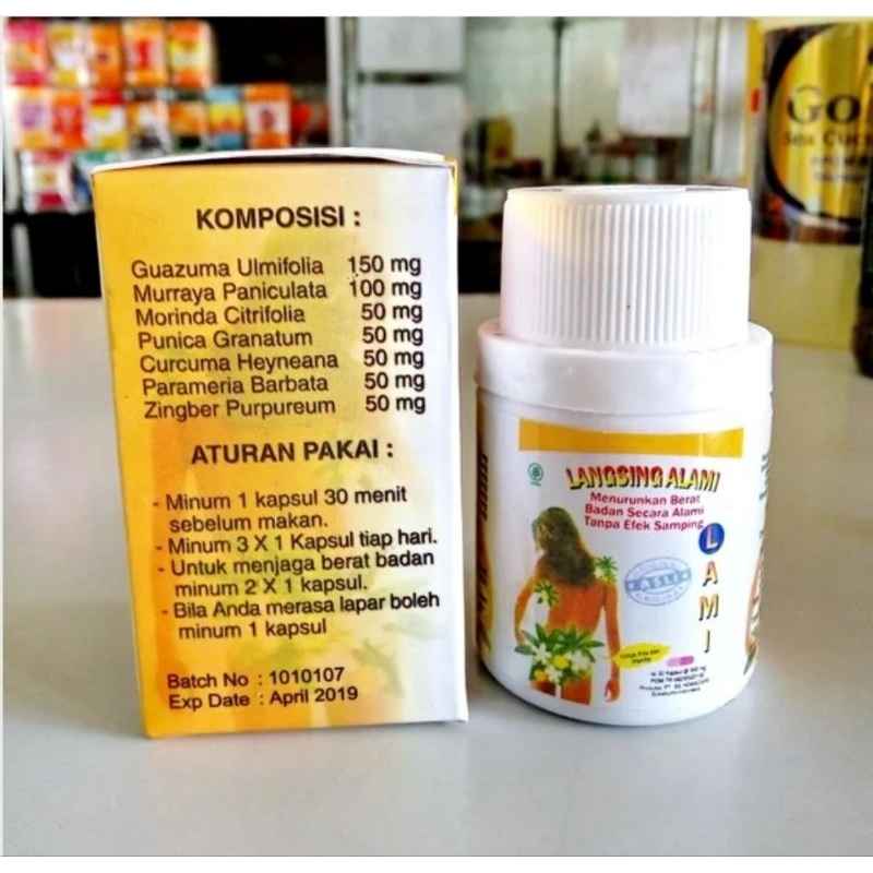 LAMI LANGSING ALAMI ( bpom ) Obat Pelangsing Alami Penurun Berat Badan AYUNYASHOPHERBAL